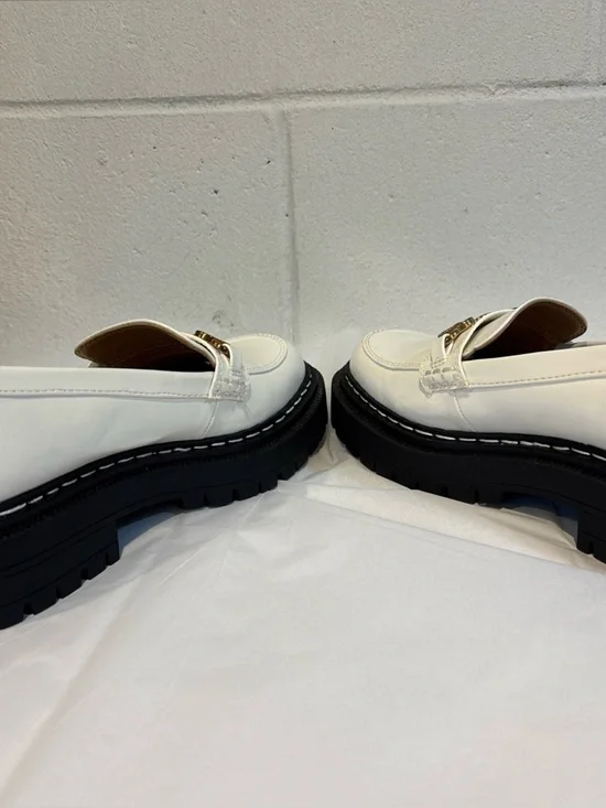 Circus by Sam Edelman Women’s Deana white loafer shoes size 7 platform - Picture 5 of 9